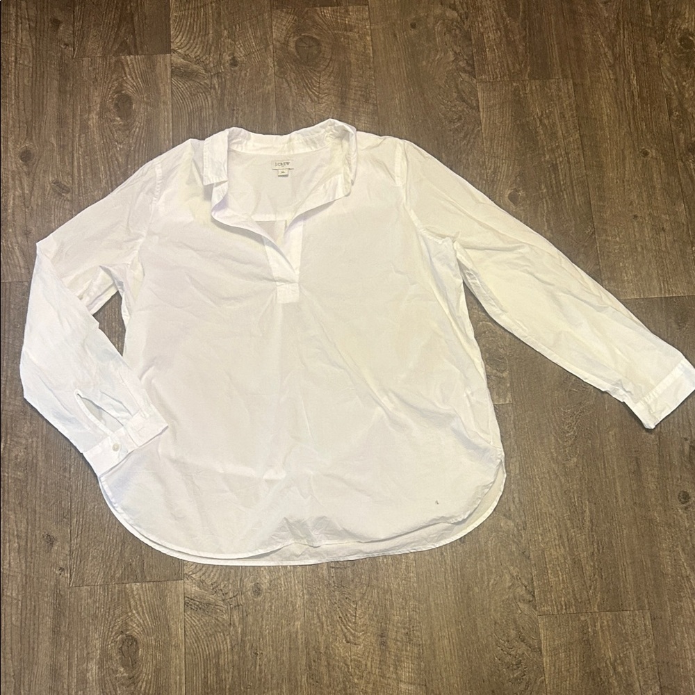 J. Crew Elegant Cream Blouse